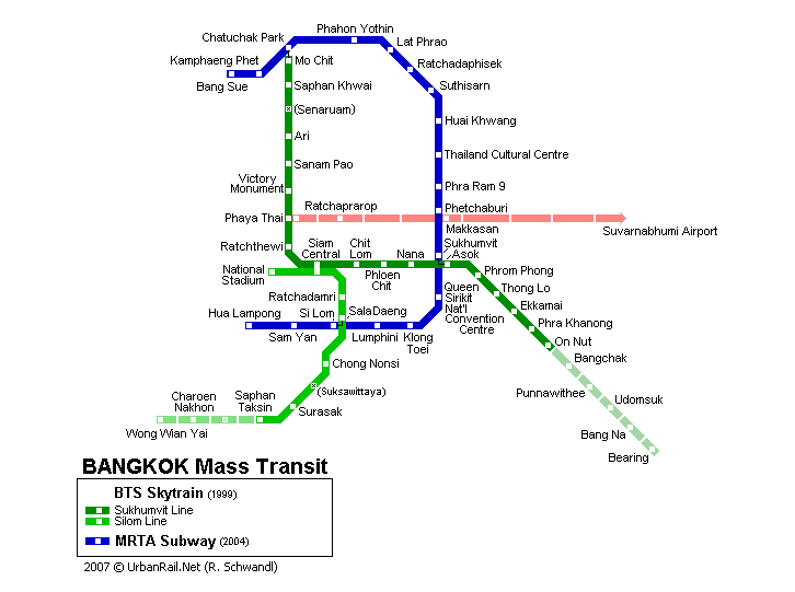 Bangkokin metrokartta